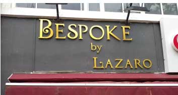 Aluminium composite fascia signage