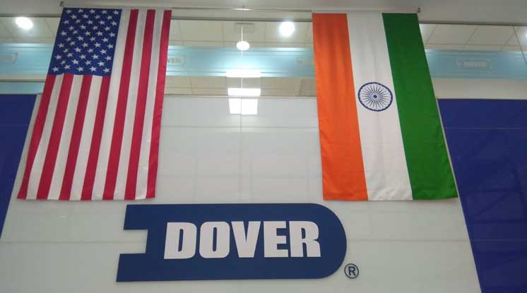 Vertical flag banner branding